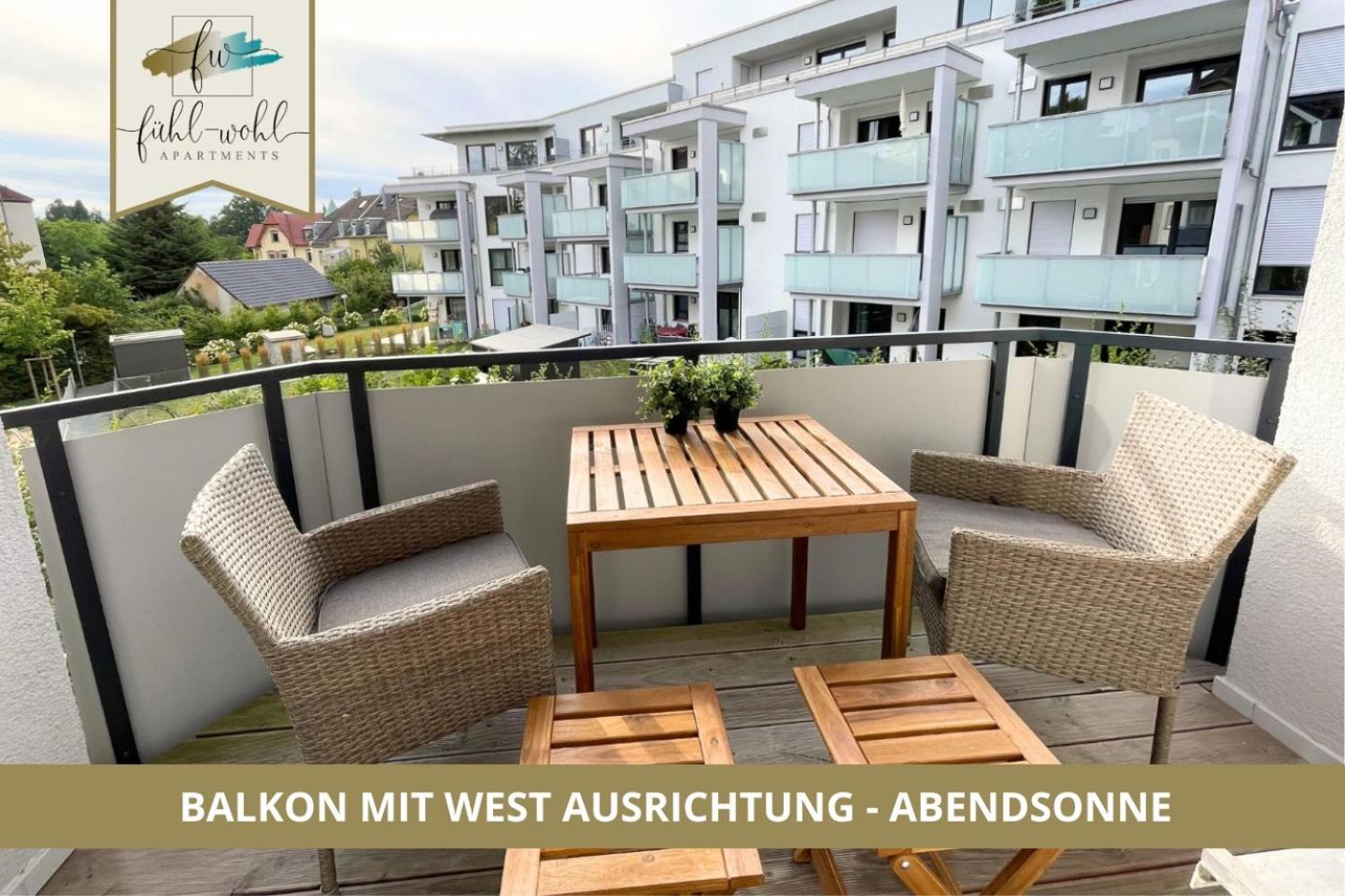 Semper Suite No1 - 2Zi Fewo 1-4 Pers, Balkon, Parkplatz, Hofgartennaehe Байройт Екстериор снимка
